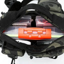 Fishing Tackle Backpack Lure Box Gear Storage Bag Fanny Pack