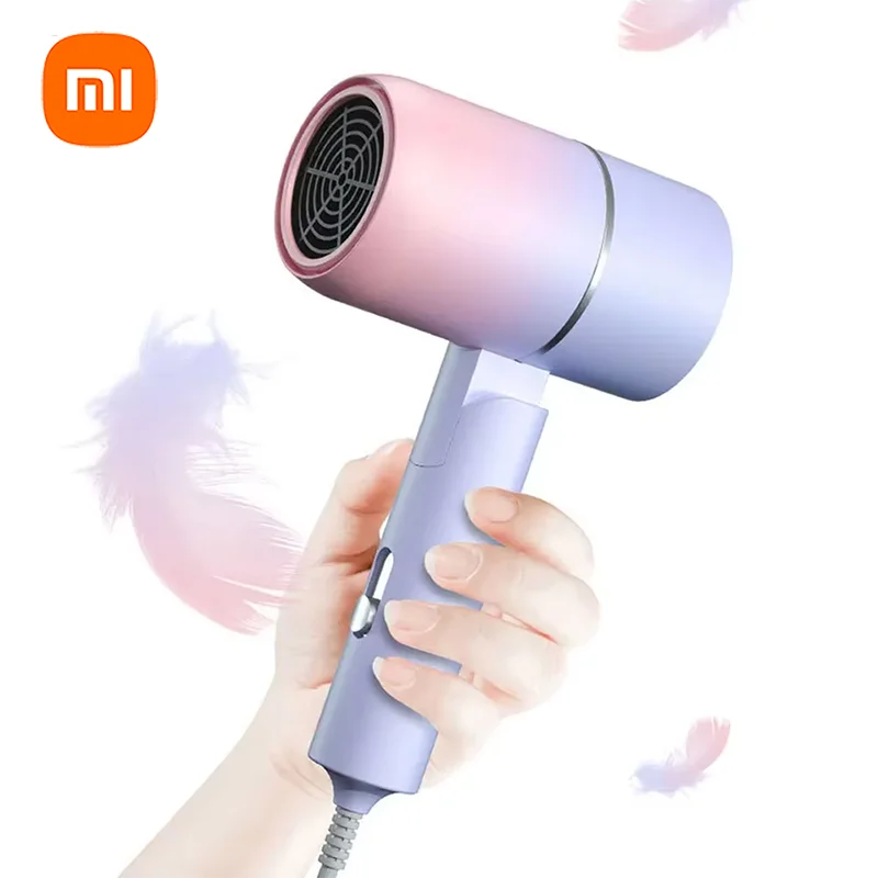 Xiaomi Mini Folding Hairdryer 750W with Carrying Bag Hot Air Anion Hair Care for Home Travel Hair Dryer Dormitory Blow Drier