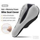 Comfortable Soft Gel Memory Foam Bicycle Seat Cover - 6 Colors