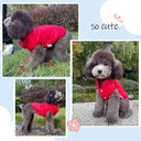 Winter Warm Double Sided Dog Vest: Stylish Pet Coat for Small Medium Breeds  ourlum.com   