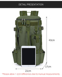 Multifunctional Fishing Backpack Tackle Bag with Rod Holders