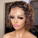 Highlight Pixie Cut Lace Front Wig Affordable Glueless Wig