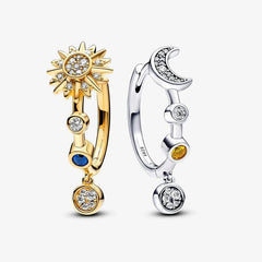 925 Sterling Silver Crystal Stud Earrings: Rose Gold Heart Bee Design