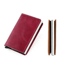 RFID Leather Wallet: Stylish Card Holder with Security Features