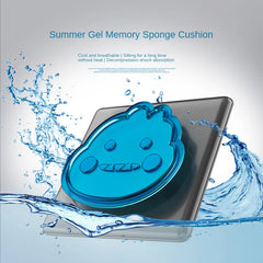 Cool Gel Memory Foam Cartoon Seat Cushion - Non-Slip, Washable Comfort for Home, Office, and Car