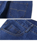 Man Jeans Big Size High Stretch Denim Fabric Large Size Pants