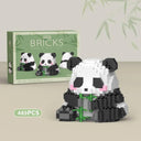 Cute Panda Mini Building Block Set - Educational Toy for Boys  ourlum.com W1102 Nobox  