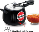 6.5L Hard Anodised Pressure Cooker Efficient Cooking Easy Stirring