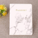 Passport Cover: Elegant World-Themed Travel Holder Gift