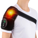 Electric Shoulder Massager Heating Vibration Belt Rechargeable