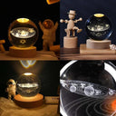 Cosmic 3D Crystal Ball LED Night Light Magical Home Décor