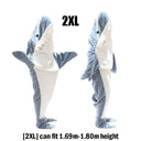 Cartoon Shark Blanket Hoodie Women Kigurumi Playsuit Cozy