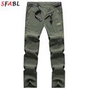 Summer Thin Quick Dry Men's Pants for Camping Hiking Trekking