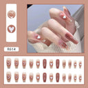 Chic Holiday Pink French Press-On Nails Set 24 Designs