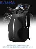 Versatile Waterproof Motorcycle Backpack and Helmet Bag