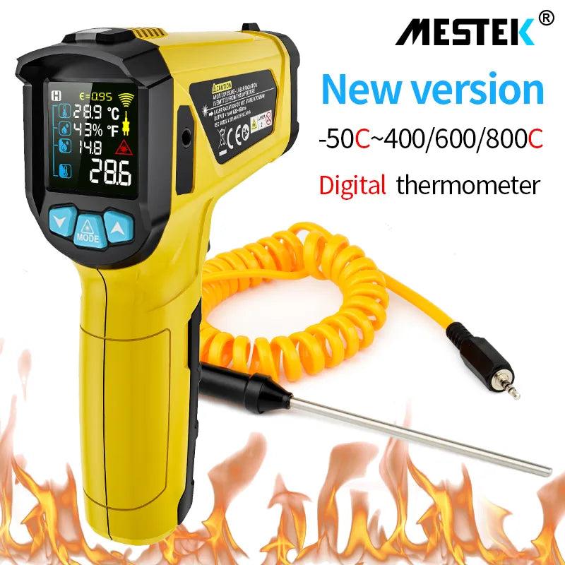 Infrared Thermometer Gun: Industrial Temperature Meter with LCD Display  ourlum.com   