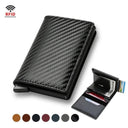 RFID Aluminum Wallet: Stylish Carbon Fiber Card Holder