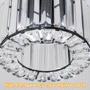 Glass Led Pendant Light Modern Ceiling Lamp Adjustable Fixture