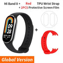 Mi Band 8: Smart Fitness Tracker with Advanced Health Monitoring  ourlum.com Black N Red Strap CHINA 