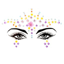 3D Sexy Face Tattoo Stickers Temporary Tattoos Glitter Fake Tattoo Rhinestones Masquerade for Women Party Face Jewels Tattoo  ourlum.com NO.25  