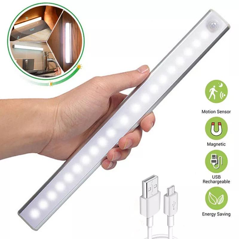Wireless LED Motion Sensor Night Light for Kitchen - Rechargeable Cabinet Wardrobe Staircase Lamp  ourlum.com   