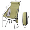 Camping High Back Moon Chair Ultra Light Aluminum Alloy