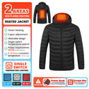 21 Areas Heated Jacket Winter USB Electric Heating Coat