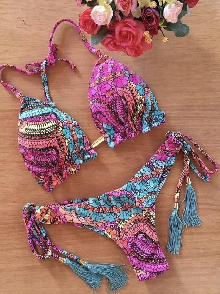 Elevate Your Beach Style with RUOTONGSEPT Bikini Set for Women - 2022 Swimwear Collection  ourlum.com   