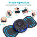 Electric EMS Neck Massager Mini Cervical Back Patch Stimulator