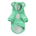 Cozy Plush Winter Pet Jacket for Small Dogs and Cats  ourlum.com Green bear XS 