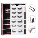 Magnetic Eyelashes Kit with Waterproof Eyeliner Reusable Lashes