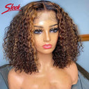 Luxurious Brazilian Deep Curly Bob HD Lace Front Wig