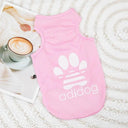 Cool Summer Dog Vest for Small Breeds: Breathable Thin T-Shirt for Pets  ourlum.com pink XS 