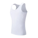 Men's Casual Solid Cotton Tank Top Fashionable Fitness Vest