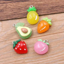 Fruit Animals & Candy Resin Charms for DIY Jewelry Making