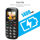 Bar Senior Cellphone Artfone CS181 CS182 CS188 GSM 2G Big Button Mobile Phone For Elderly One Key SOS Dual Sim Torch