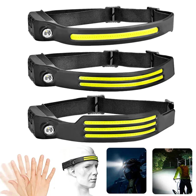 Induction Headlamp: Super Bright Outdoor LED Head Torch  ourlum.com   