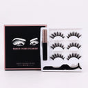 Magnetic Eyelash Kit with Synthetic Lashes for Glam Eyes