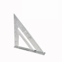 7-Inch Triangle Ruler: Ultimate Carpenter Tool for Precise Measurements  ourlum.com Silver square  