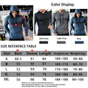 Mens Fitness Tracksuit Running Sport Hoodie Gym Joggers Hooded Outdoor Workout Shirts Tops Clothing Muscle Training Sweatshirt