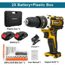 88VF Cordless Drill Electric Screwdriver Electric Impact Drill Mini Wireless Power Driver DC Lithium-Ion Battery Power Tools  ourlum.com 2 Battery Type 6 GERMANY 