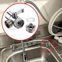 Faucet Splitter Diverter Valve Connector for Kitchen Shower