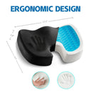 Gel Memory Foam U-Shaped Seat Cushion for Pain Relief Comfort