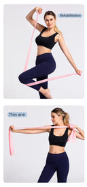 Versatile Yoga and Pilates Resistance Band 150cm Durable Rubber