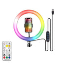 Ultimate Portable RGB Ring Light Kit for Smartphone Photography