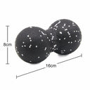 EPP Lacrosse Myofascia Ball Peanut Massage Ball High Density Lightweight Fitness Body Fascia Exercise Relieve Pain Yoga Ball  ourlum.com   