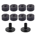 8 Pcs Cymbal Stand Felt Washer Plastic Drum Sleeves Accessory