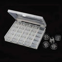 Ultimate Sewing Machine Bobbins Set with Plastic Storage Box - 25 Pieces  ourlum.com   