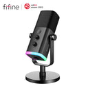 FIFINE AM8 Dynamic USB/XLR Microphone for Gaming Streaming