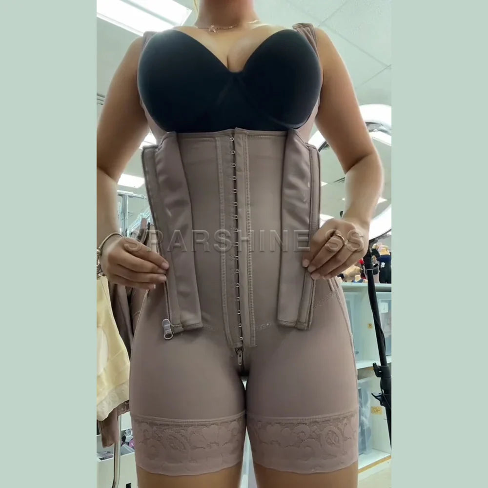 Women’s High Compression Modeling Girdle Shapewear for Post-Surgery Recovery